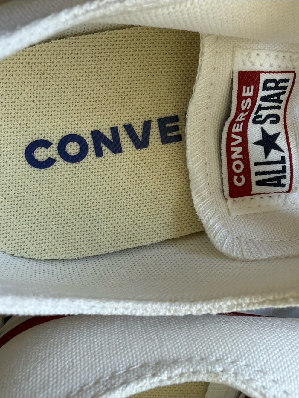 NIB Converse All Star OX optical white trainers low top sneakers - Picture 7 of 8